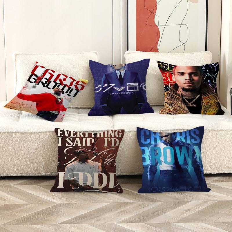 Home Textiles Classic Fashion - Chris Brown Cuscino Decorativo Stili Diversi