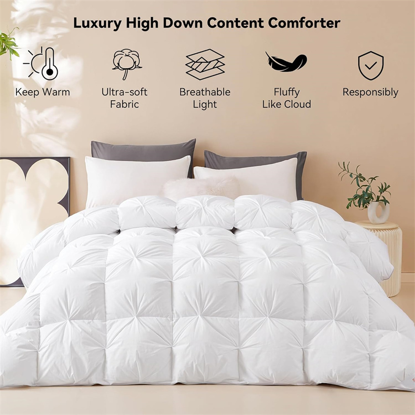 Duvet Insert White - Piumino Dwon all'oca bianca di fascia