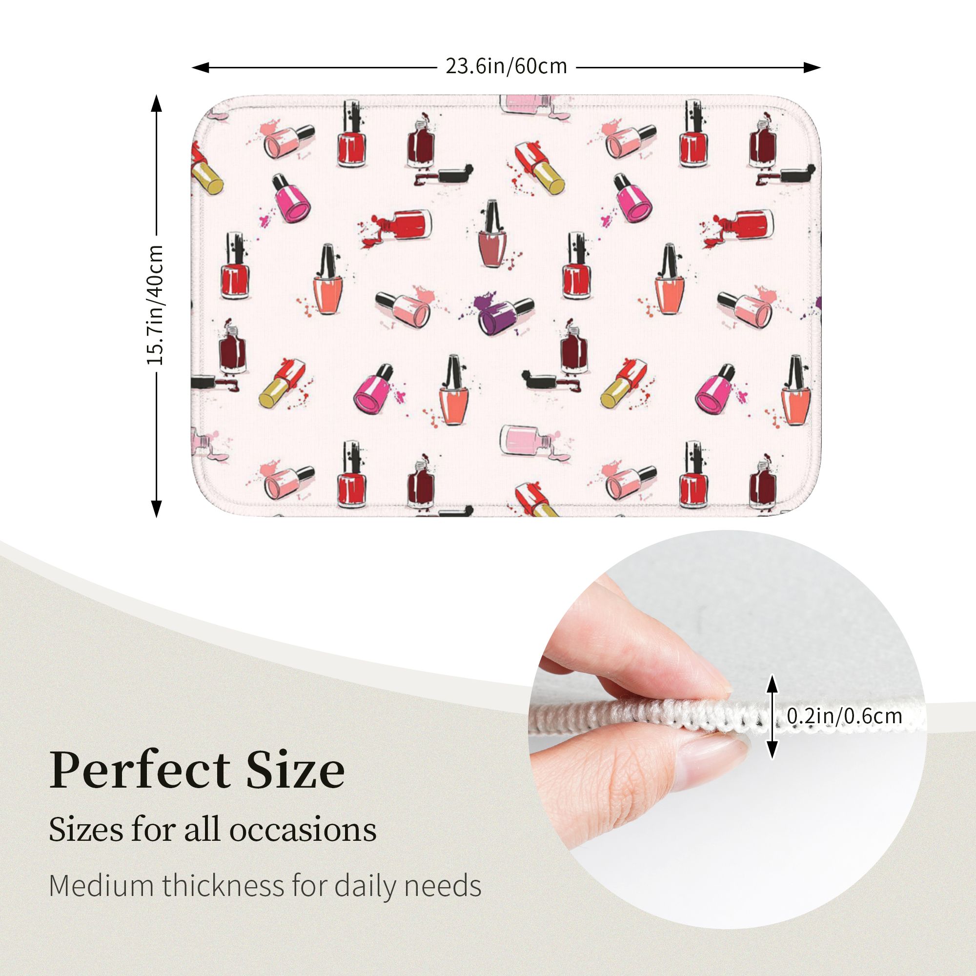 Tappeto Zerbino Design Moda Sm - Home Textiles Classic Fashion recensione e prezzo
